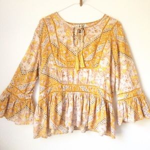 Jaase | Marigold Boho Shirt